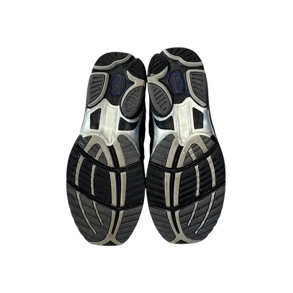Dr. Comfort Performance Black/Gray Therapeutic Walking Shoes Women's Size 10W